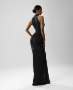 robe noire soiree marmello